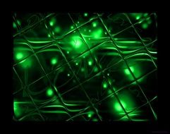 background glass green love light