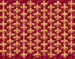 fleur de lis purple gold pink