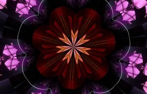 graphic abstract fractals