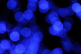 light circles blue abstract pattern