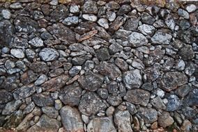 background with pile of rocks