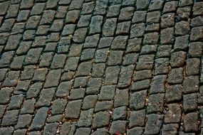 cobblestone stone floor road