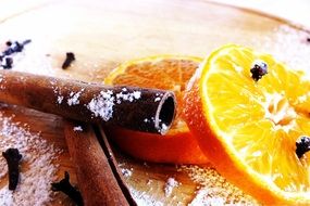 winter holidays christmas mandarin mixture