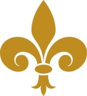 fleur de lis emblem decoration