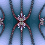 fractal floral background