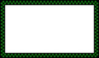 border frame green checkered