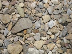 crushed stones background