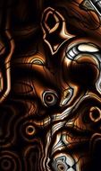 background abstract dark waves design