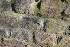 rough stone wall