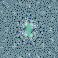 prismatic blue pattern