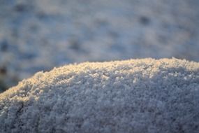 snow macro winter frost texture