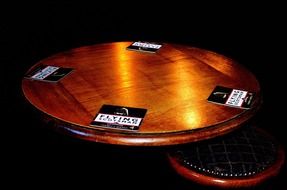 table chairs pub restaurant black
