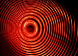 rings circle wave abstract