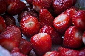 strawberry texture fruit healthy