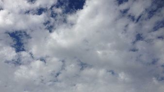 background with peaceful cloudy sky