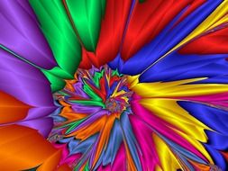 fractal colorful design effect