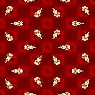 red patterned background