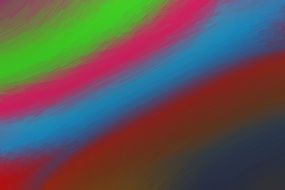 painted rainbow colors
