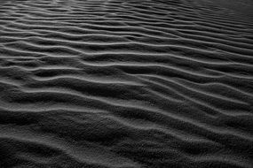 sand desert dune black and white