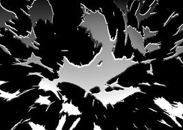 crazy grey and black background