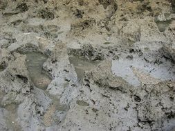 rock environment rough grey nature
