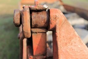 rusty mechanism detail