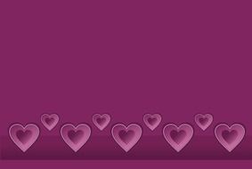 background hearts purple pink love