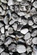 stones texture soil black white