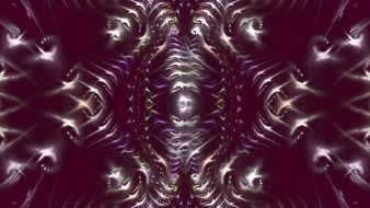 fractal art on the burgundy background