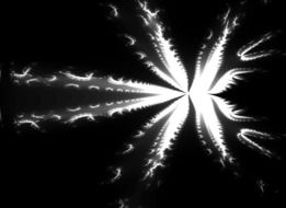 fractal abstraction black and white pattern for background