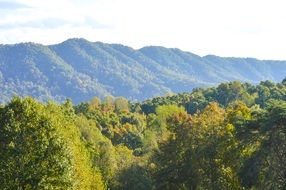 scenic Virginia autumn, appalachian mountains