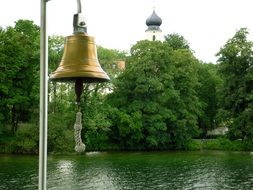 bell steeple river forest ship