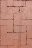 brick red pattern block surface