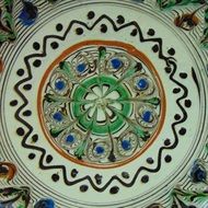 ancient symbol of circular shape handmade