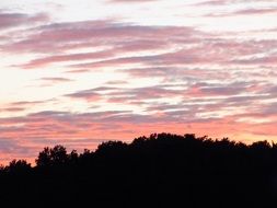 sky clouds sunset weather