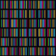 stripes of rainbow colors in squares