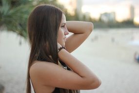 fantastically beautiful woman profile