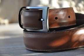 men's belt made of leather