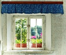 beautiful view from the old window