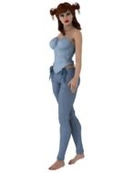 jeans woman lady fashion