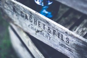 wooden vintage box