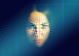 distorted portrait of a girl