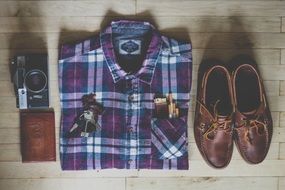 fashion shirt shoes and clothers