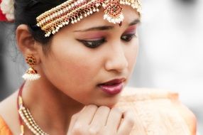 very beautiful indian woman