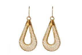 gold fashion earrings