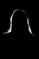 anonymous silhouette dark