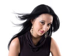 portrait woman smile girl beauty