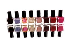 a set of the nail varnishes