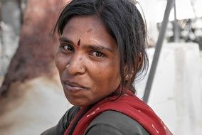 beautiful portrait indian