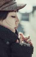 woman side
